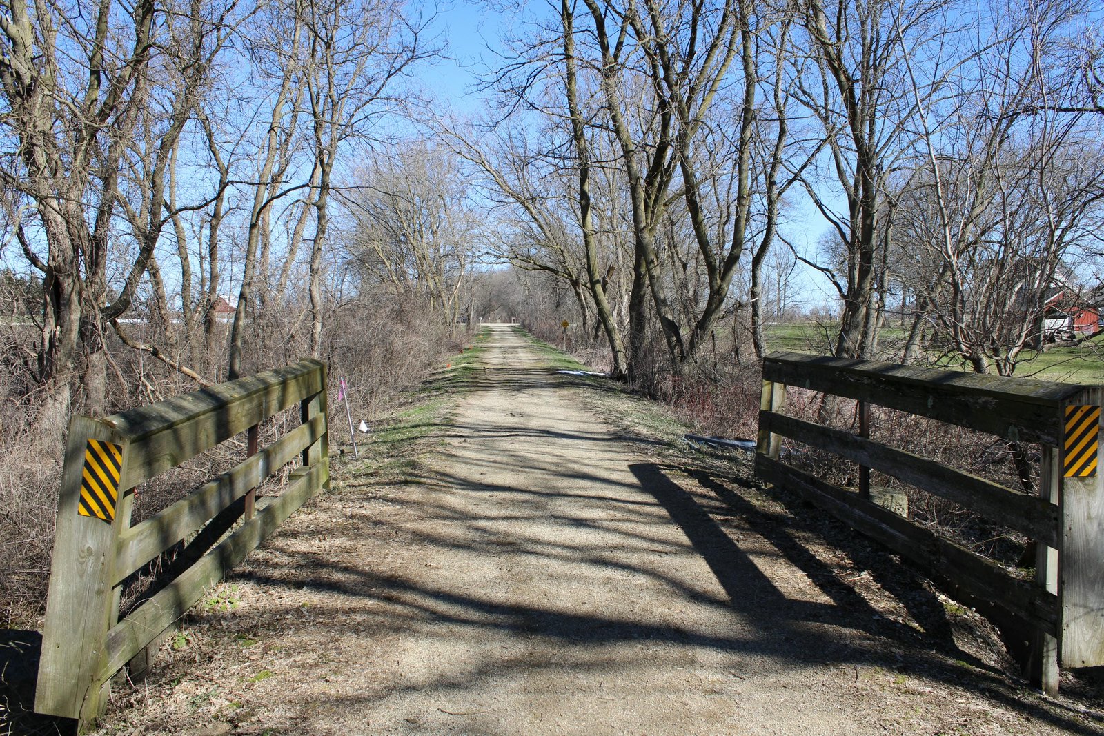 Looking north